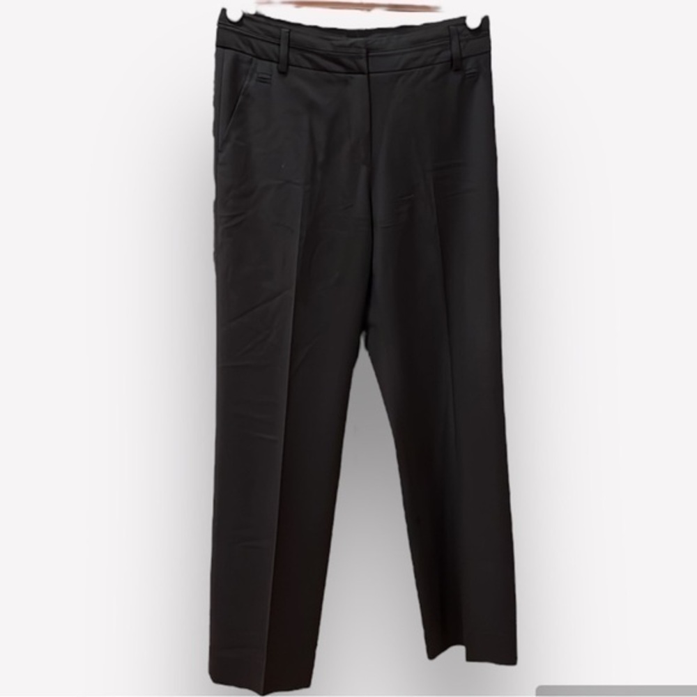 🦩🍕🪻Gerard Darel Black Wool Trousers Size 4 | French Quiet Luxury Stealth Wealth